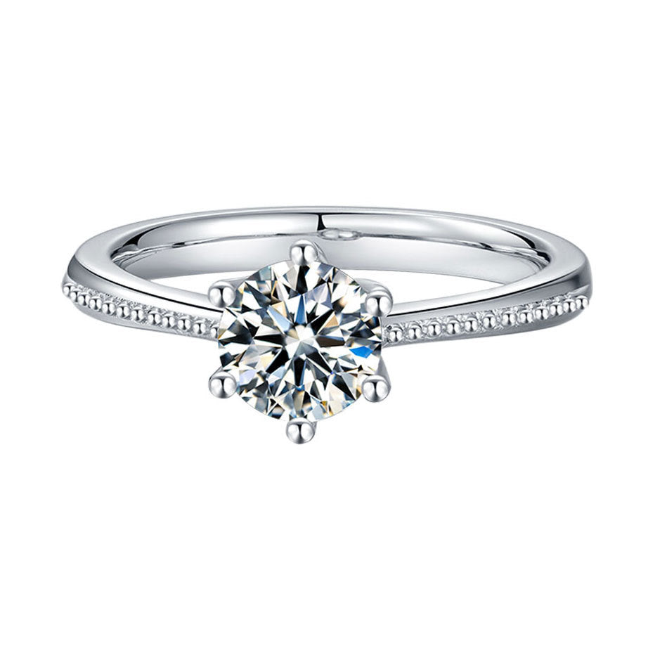 Eternal Purity™ 1 Carat Moissanite Ring | 925 Silver Minimalist Solitaire