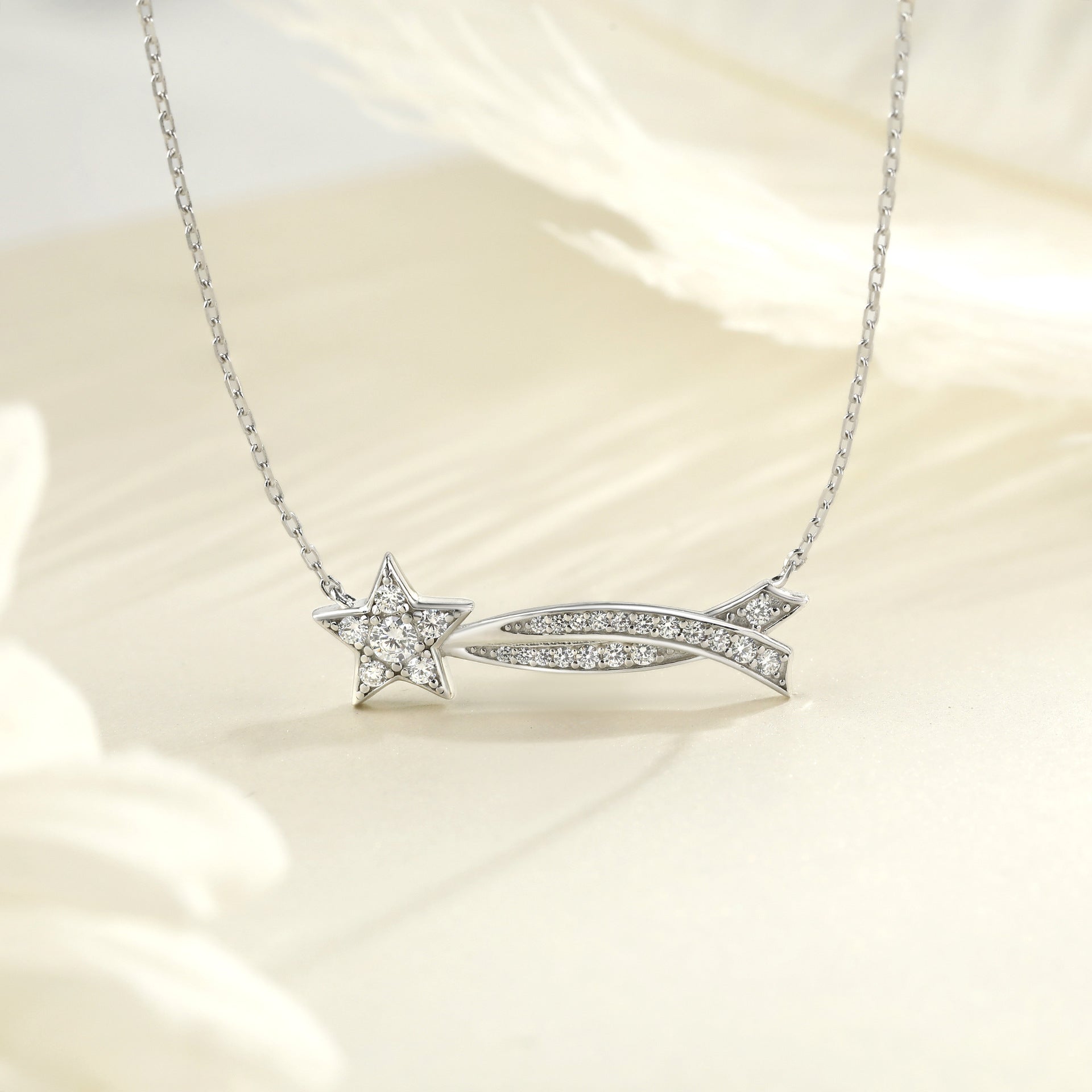 Elegant Butterfly Bow Pendant Necklace – Sterling Silver 925 Long Layering Chain for Women