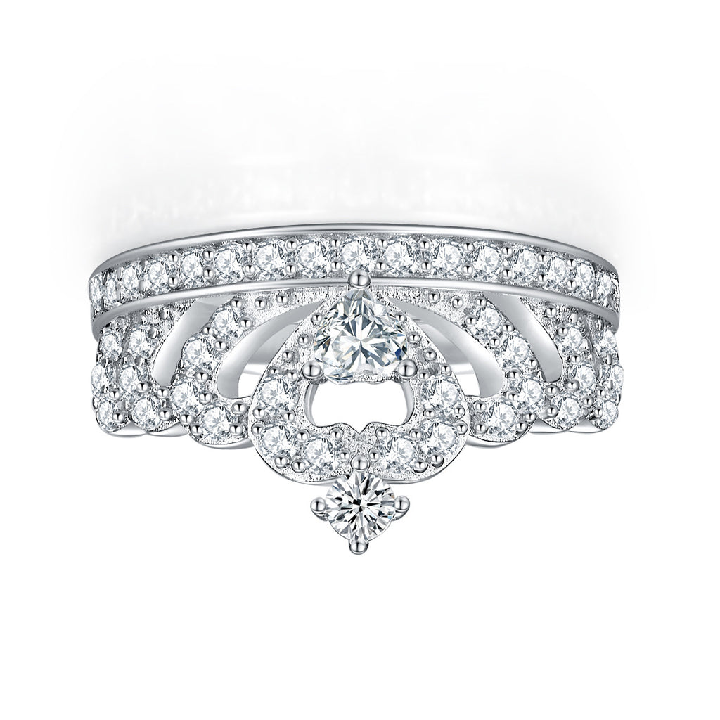 Minimalist Crown 925 Sterling Silver Ring for Women | Timeless Style Versatile Jewelry Piece