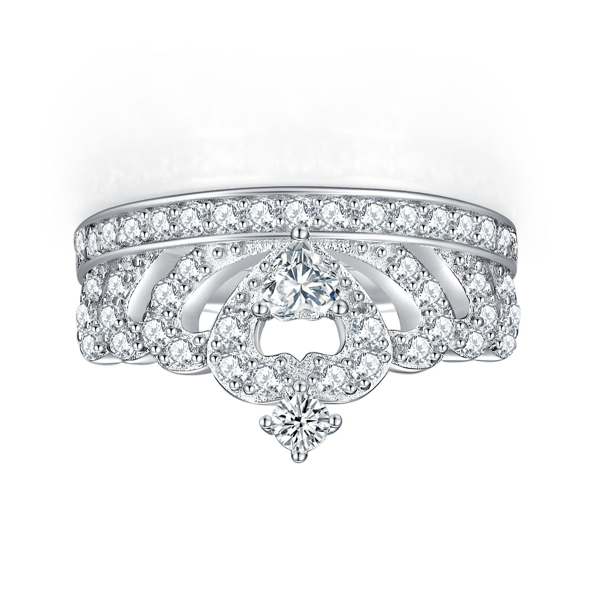 Minimalist Crown 925 Sterling Silver Ring for Women | Timeless Style Versatile Jewelry Piece