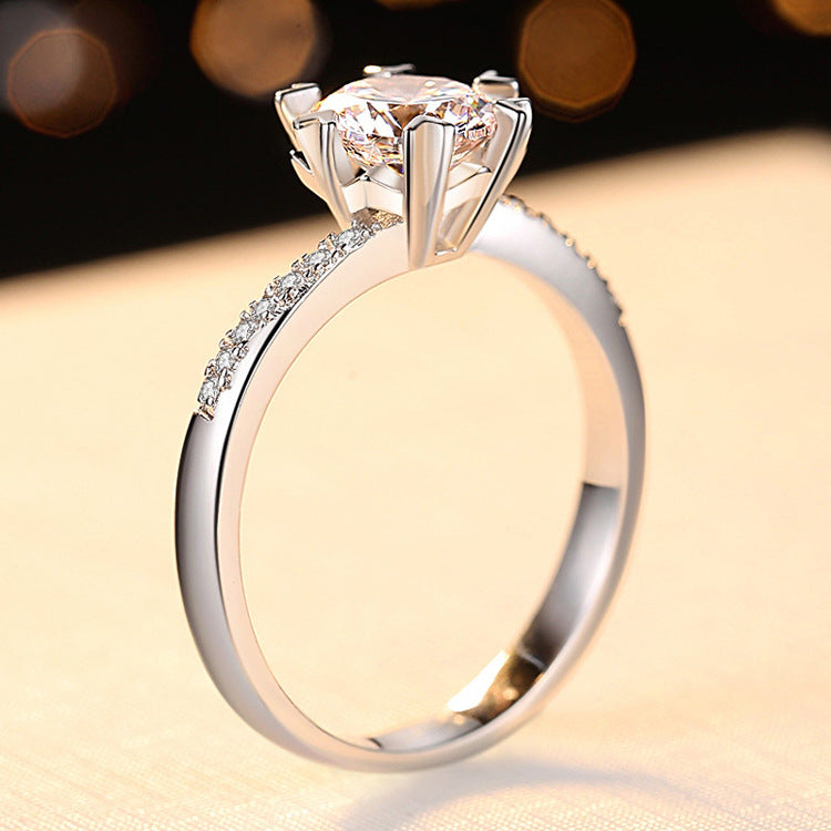 Snowdrift™ Twist Band Moissanite Ring – 1 Carat D Color & GRA Certified