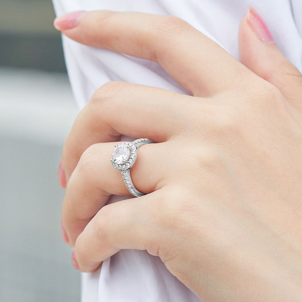 Cross-border E-commerce Hot-selling European and American Style Rings for Women S925Silver Hand Jewelry Silver Accessories Wholesale for Foreign Trade wedding rings