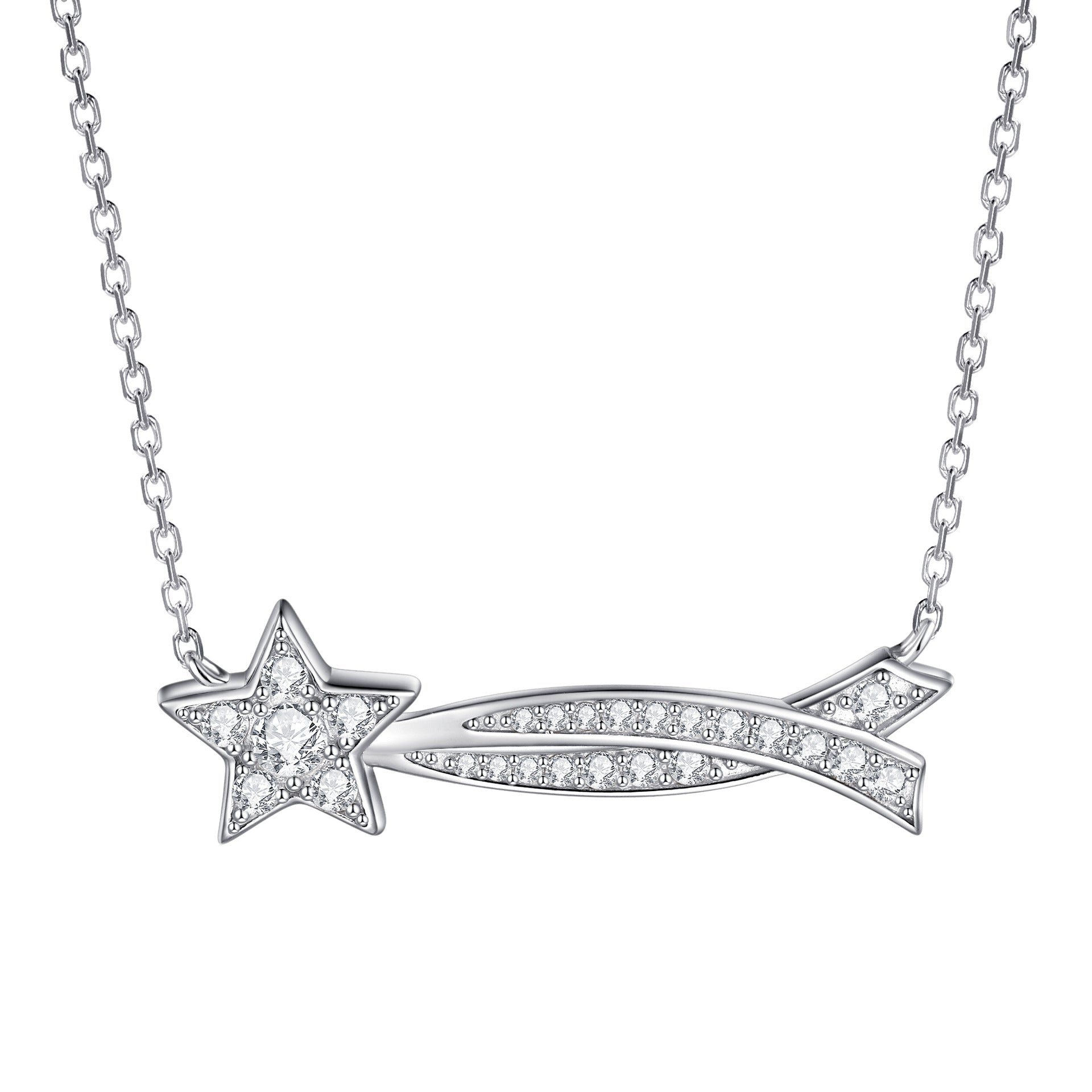 Elegant Butterfly Bow Pendant Necklace – Sterling Silver 925 Long Layering Chain for Women