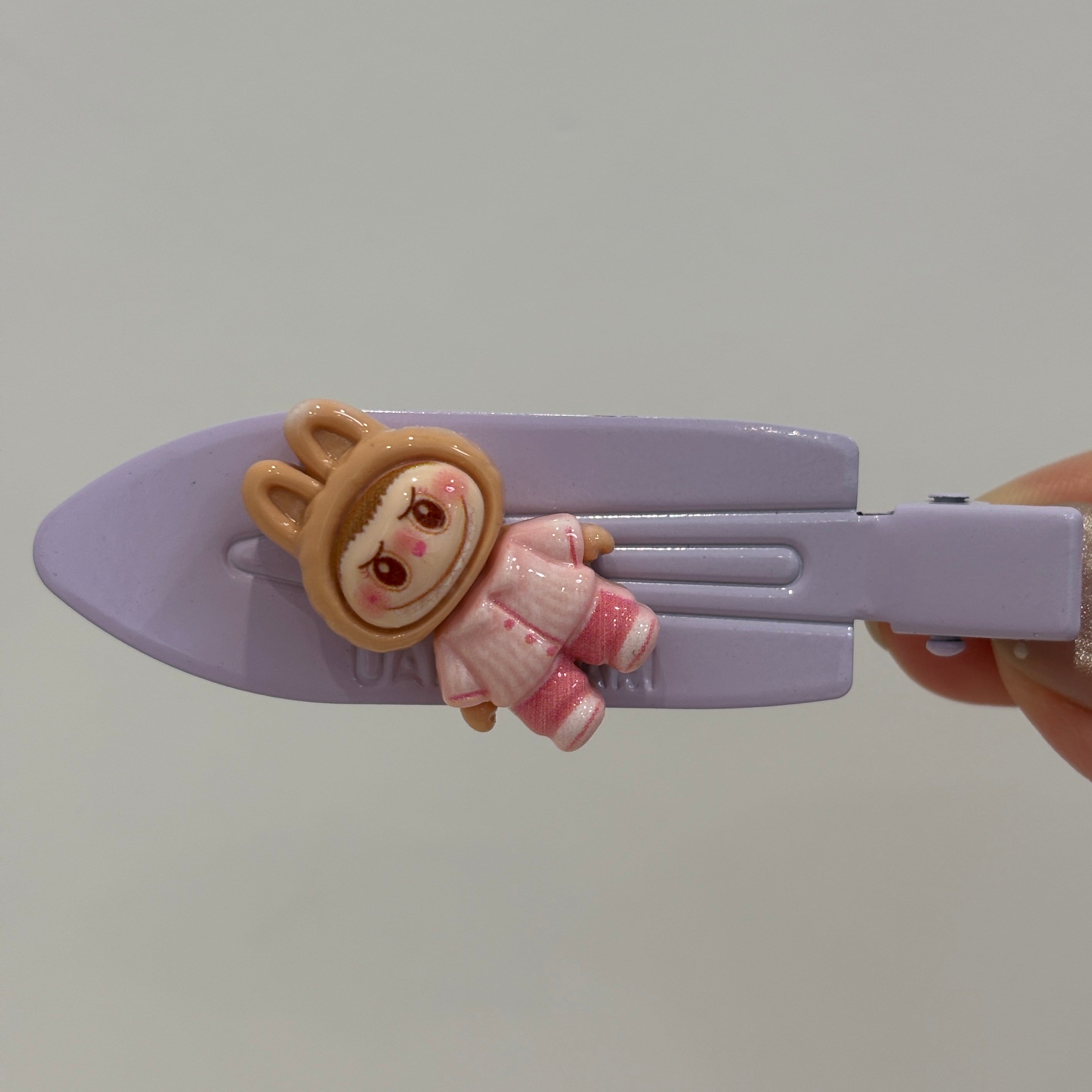 Kawaii Labubu Hair Clip & Scrunchie Set，Labubu Dreamy Hair Clips & Scrunchies Combo，Cute Animal Hair Accessories Bundle(Sweet dreams)