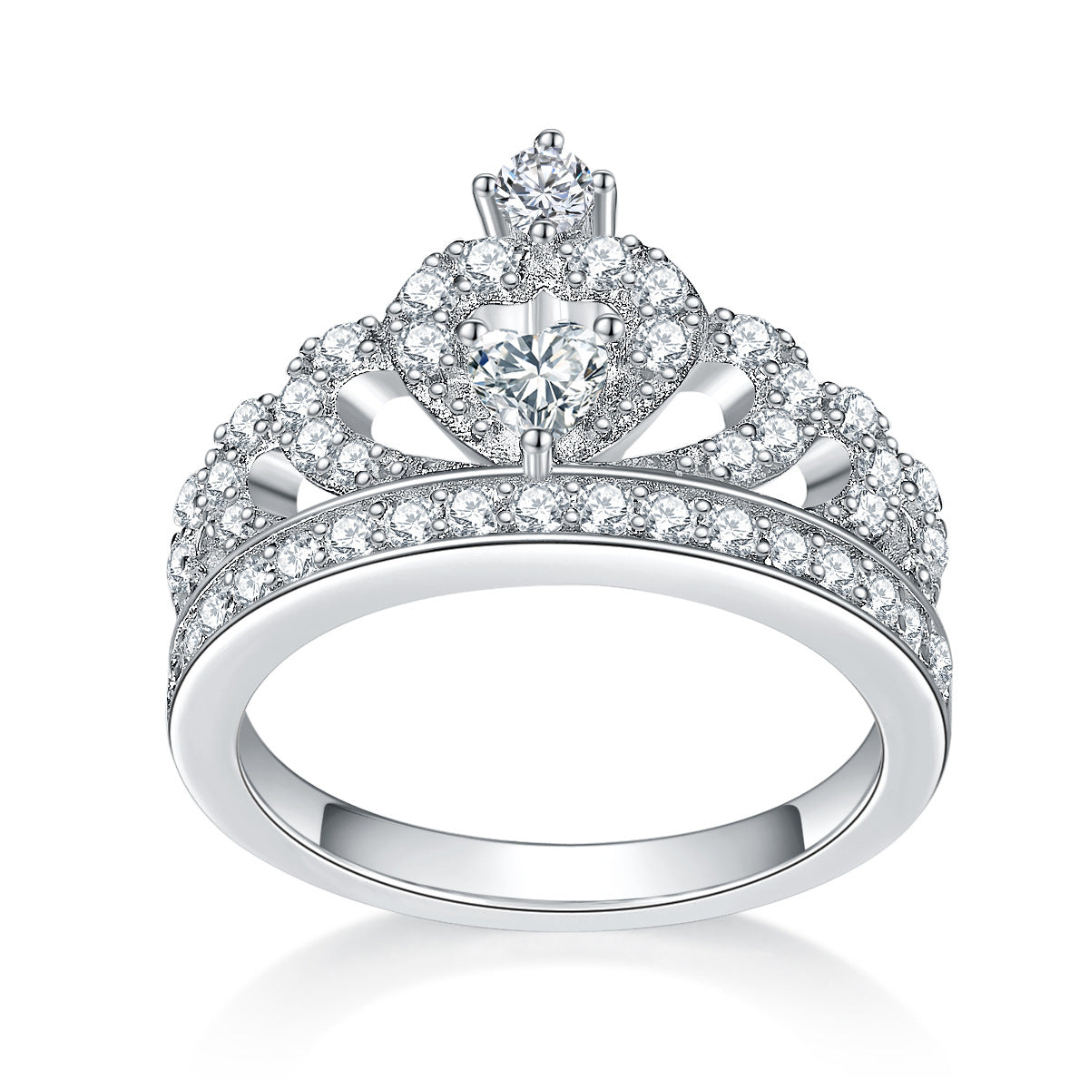 Minimalist Crown 925 Sterling Silver Ring for Women | Timeless Style Versatile Jewelry Piece
