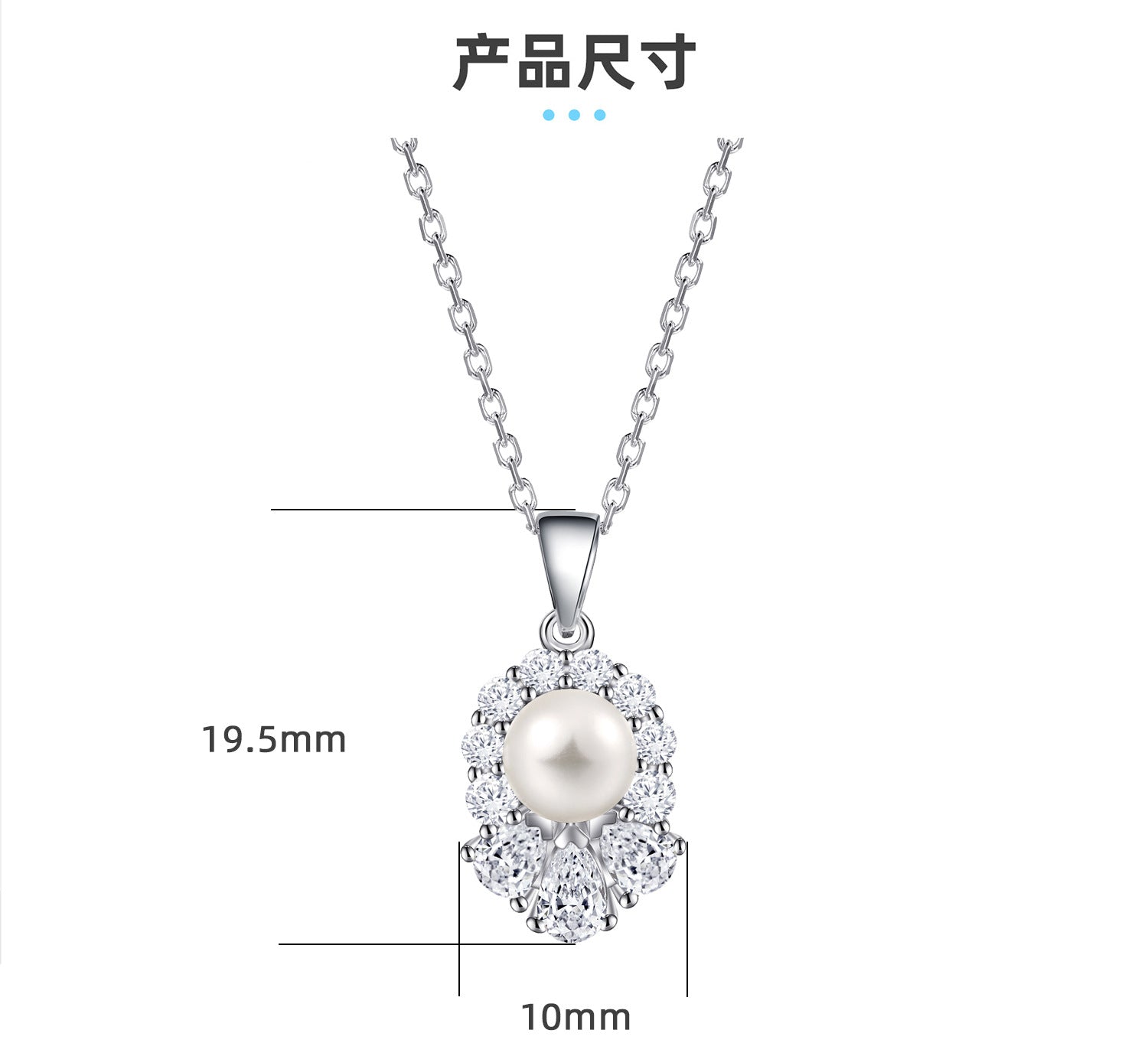 925 Sterling Silver Pearl Necklace – Luxury Minimalist Pendant