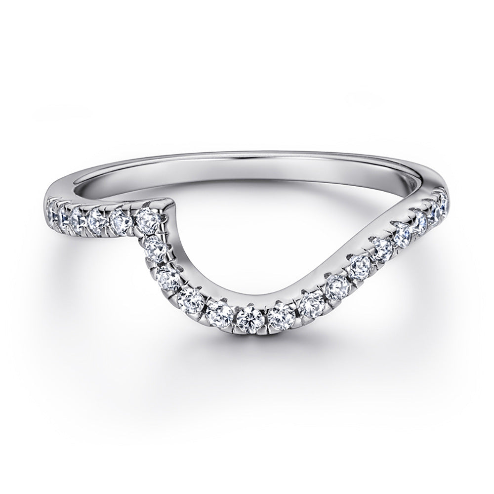 Bestselling 925 Sterling Silver Ring Set | Women's Twisted Shank Pave CZ Jewelry