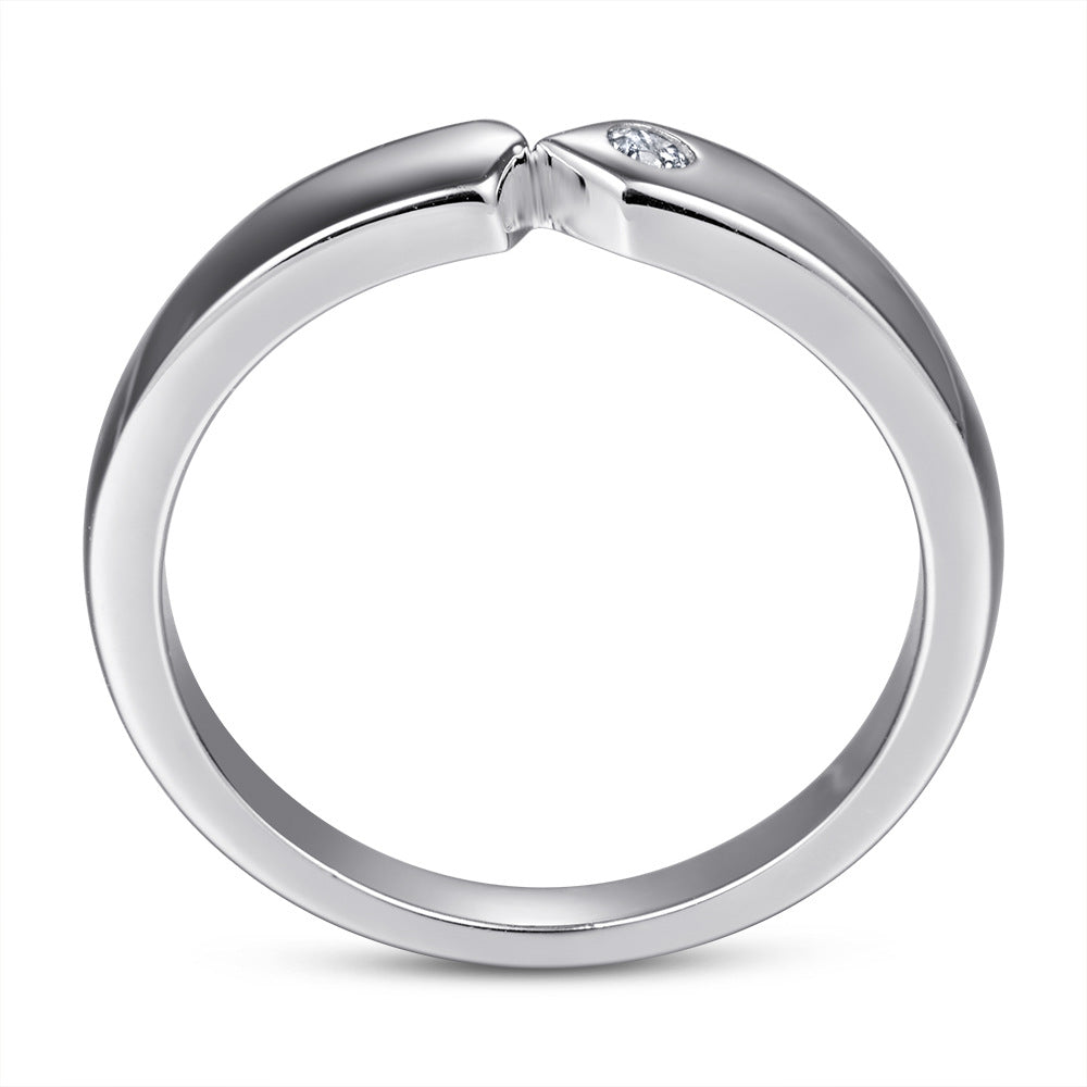 Women's Niche Design 925 Sterling Silver Ring | Unique Minimalist Single Band